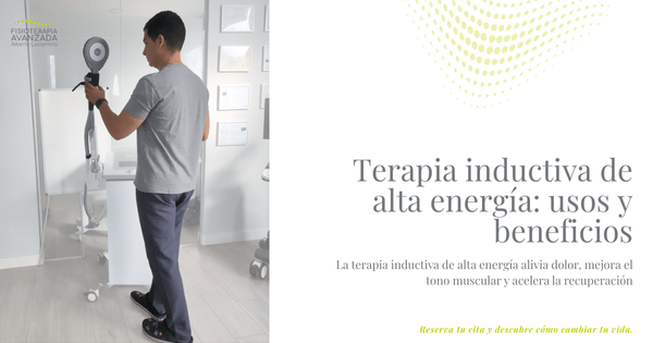 Alberto Lacambra con la Terapia inductiva de alta energía